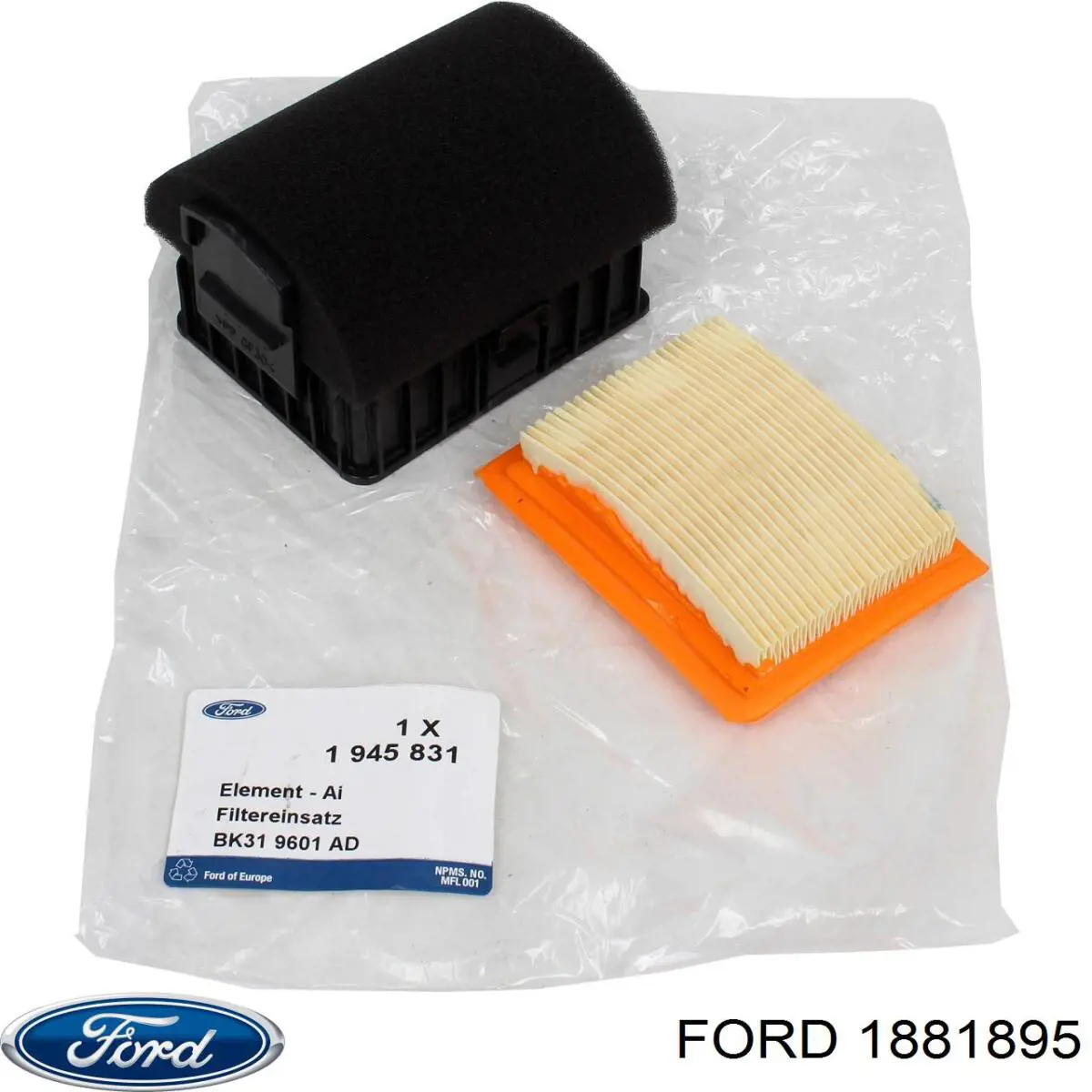 1881895 Ford Filtr powietrza