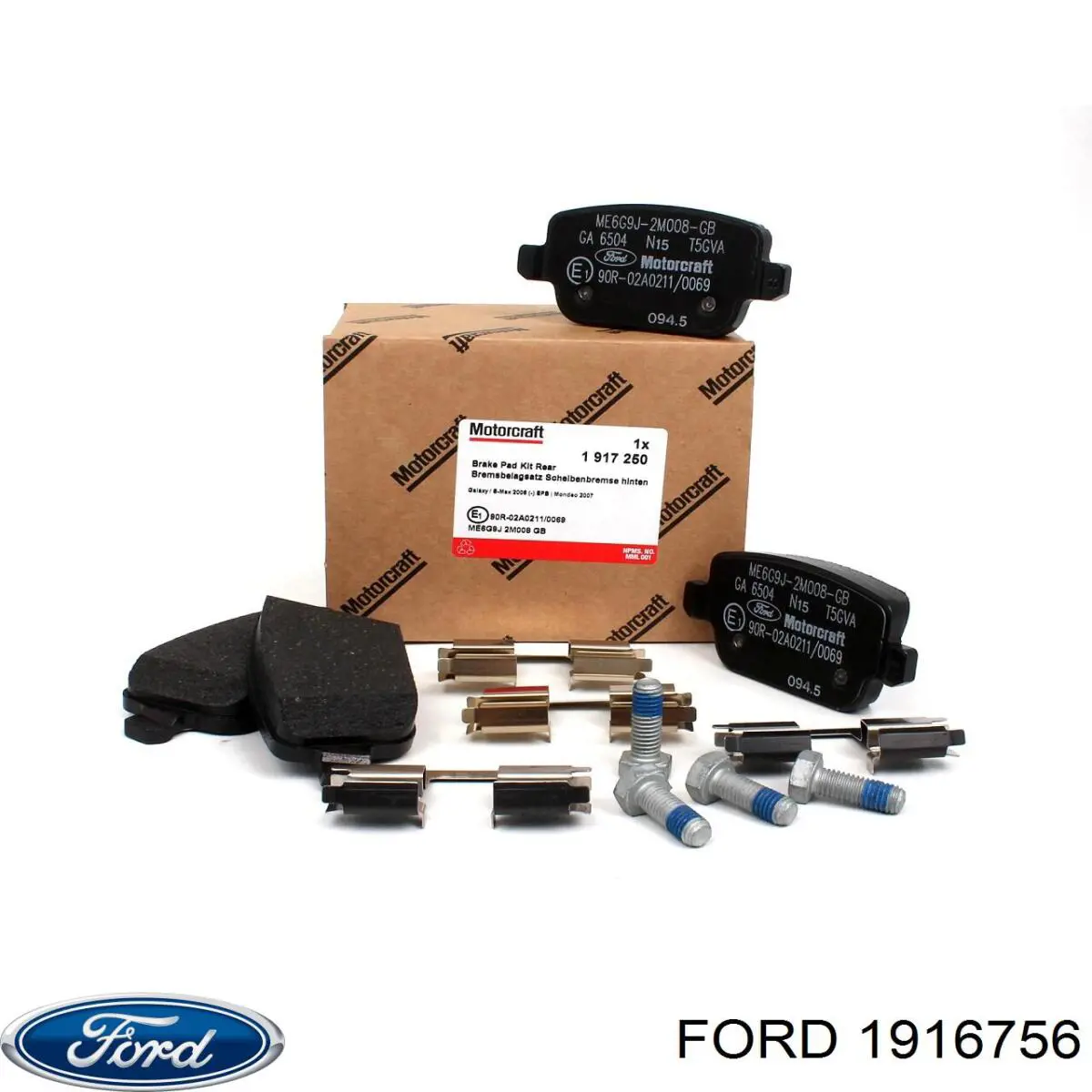 Klocki hamulcowe przednie tarczowe Ford 1916756 cena, od 27,22 USD