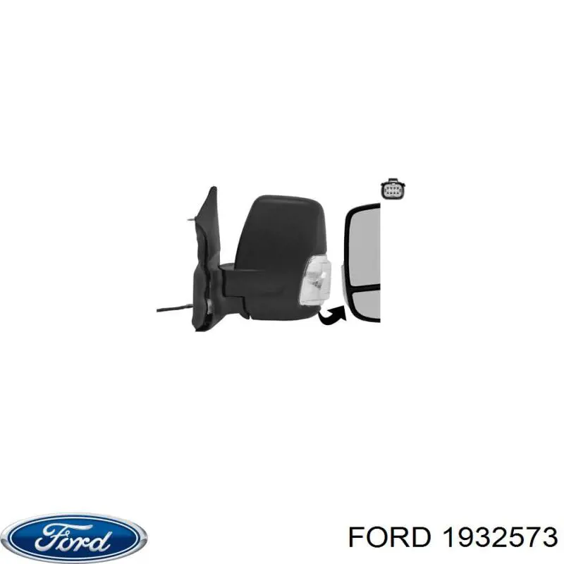 Do koszyka 1932573 Ford Lusterko wsteczne lewe