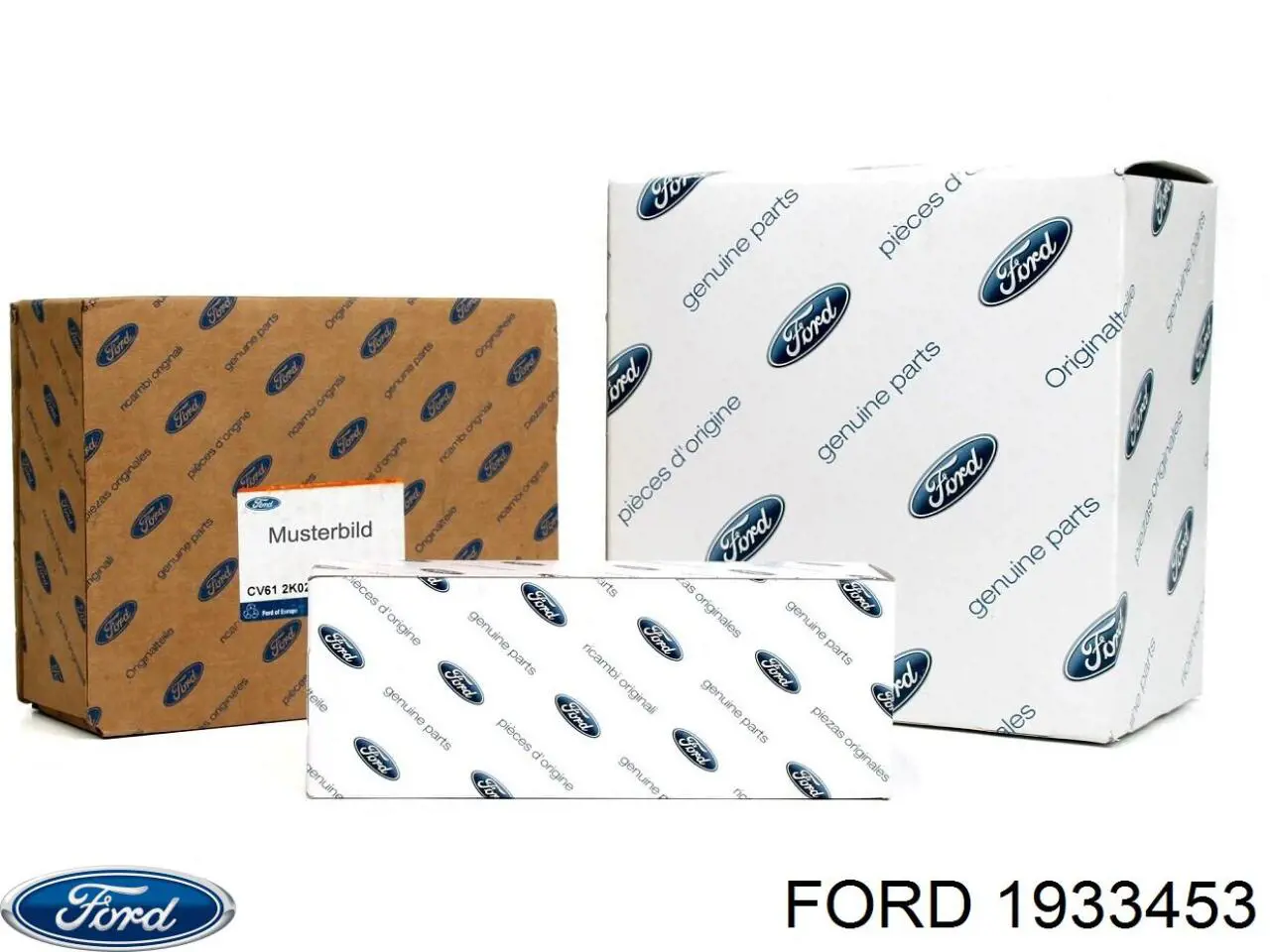 1933453 Ford Wzmocnienie zderzaka tylnego