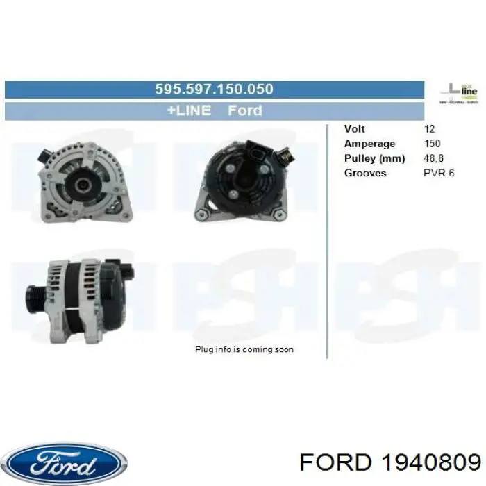 1940809 Ford alternator