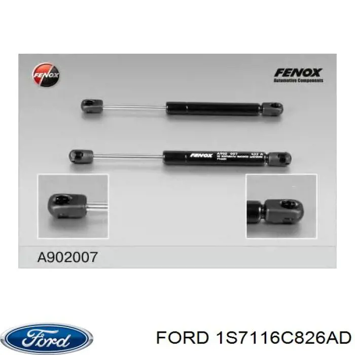 Amortyzator maski Ford 1S7116C826AD cena, od 13,72 USD