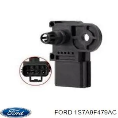 Do koszyka 1S7A9F479AC Ford Czujnik ciśnienia w kolektorze ssącym, MAP