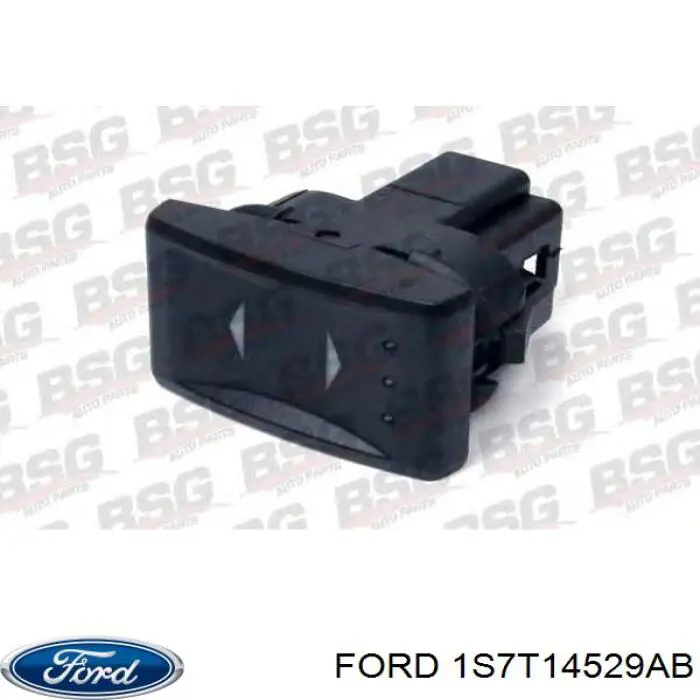 Włącznik przyciskowy podnośnika szyby przedni prawy Ford 1S7T14529AB cena, od 30,65 USD