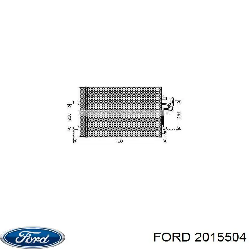 2015504 Ford chłodnica klimatyzacji