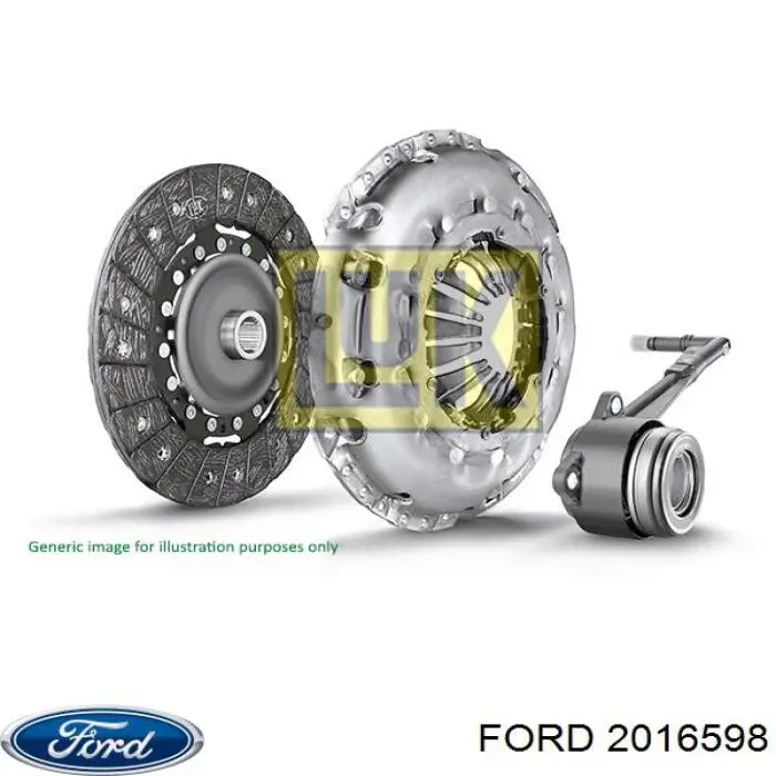 2016598 Ford Zestaw sprzęgła (3 części)