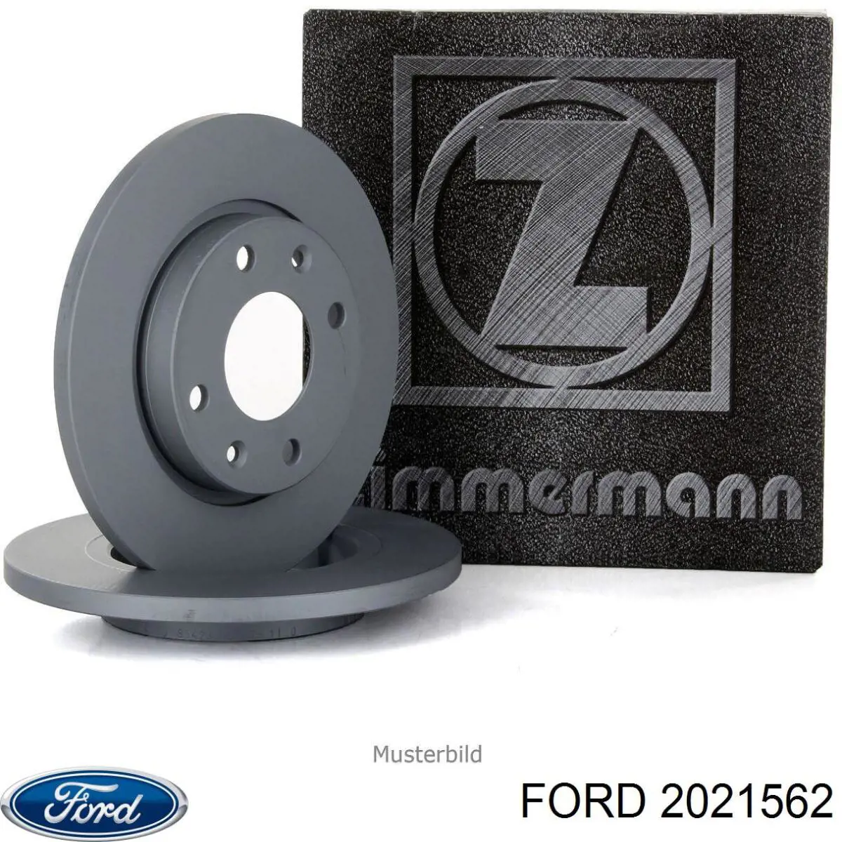 Do koszyka 2021562 Ford Tarcza hamulcowa tylna
