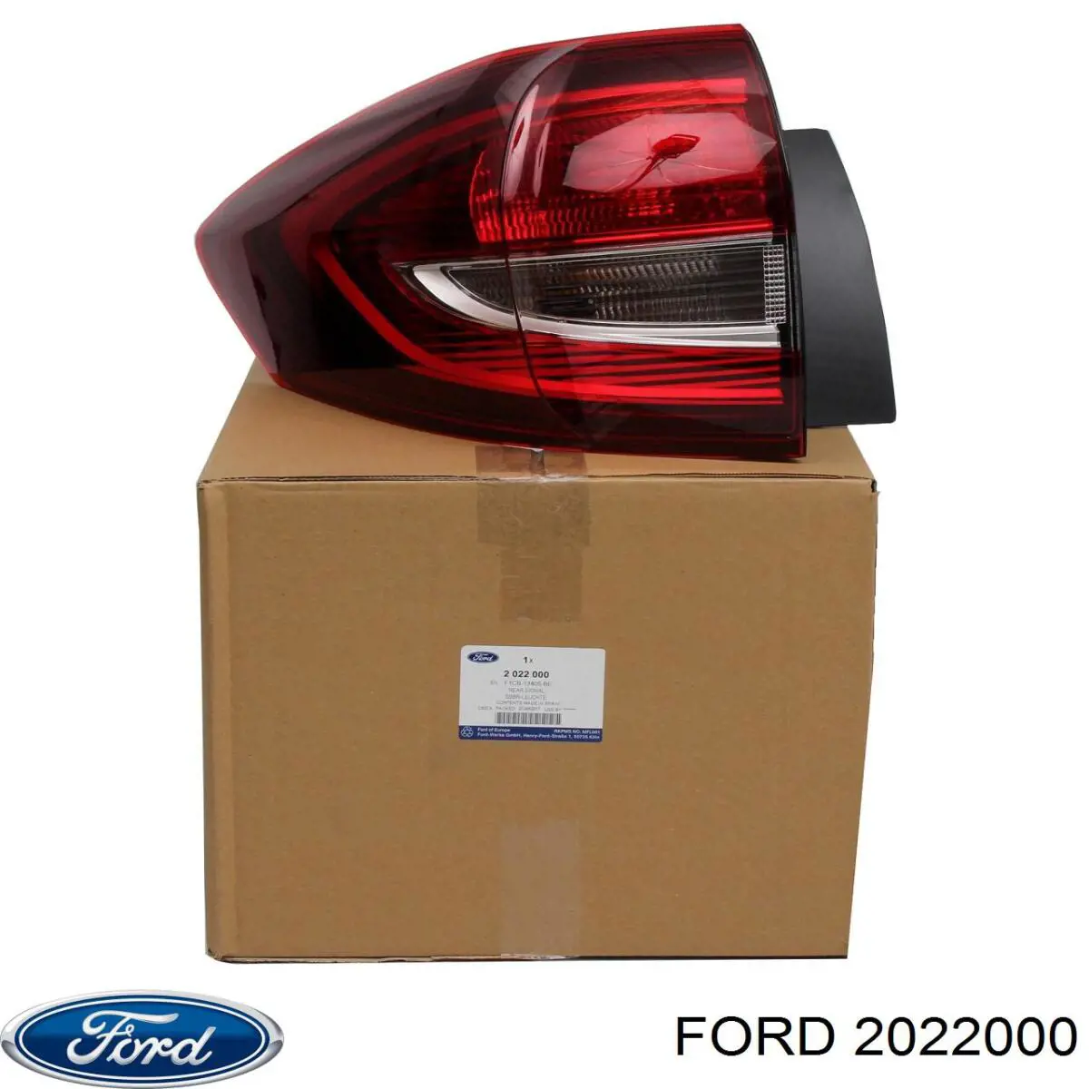 2022000 Ford Lampa zespolona tylna lewa zewnętrzna