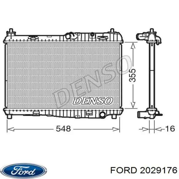 Chłodnica silnika Ford 2029176 cena, od 89,68 USD