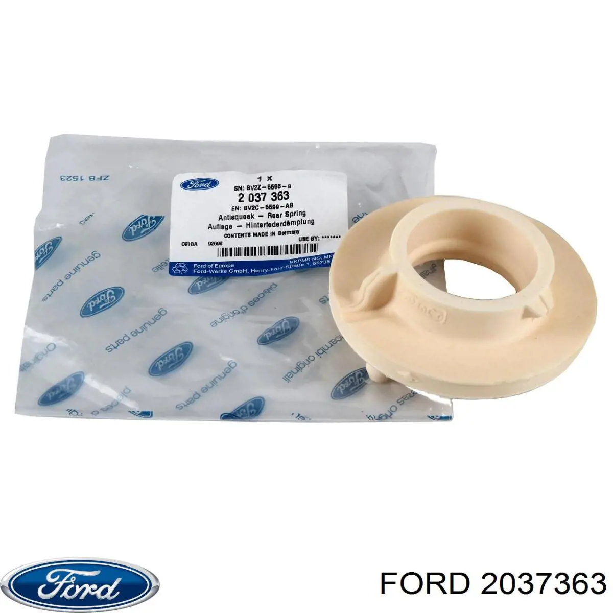 Pierścień gumowy sprężyny tylnej Ford 2037363 cena, od 6,87 USD