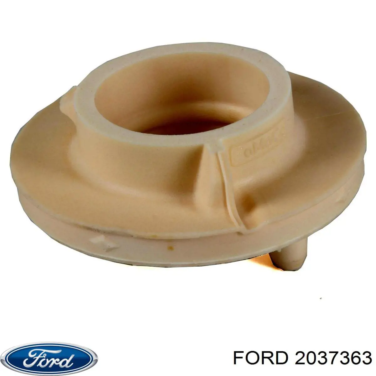 Do koszyka 2037363 Ford Pierścień gumowy sprężyny tylnej