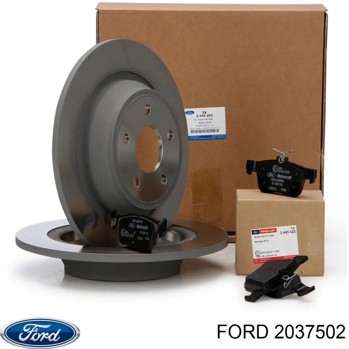 Tarcza hamulcowa przednia Ford 2037502 cena, od 68,97 USD