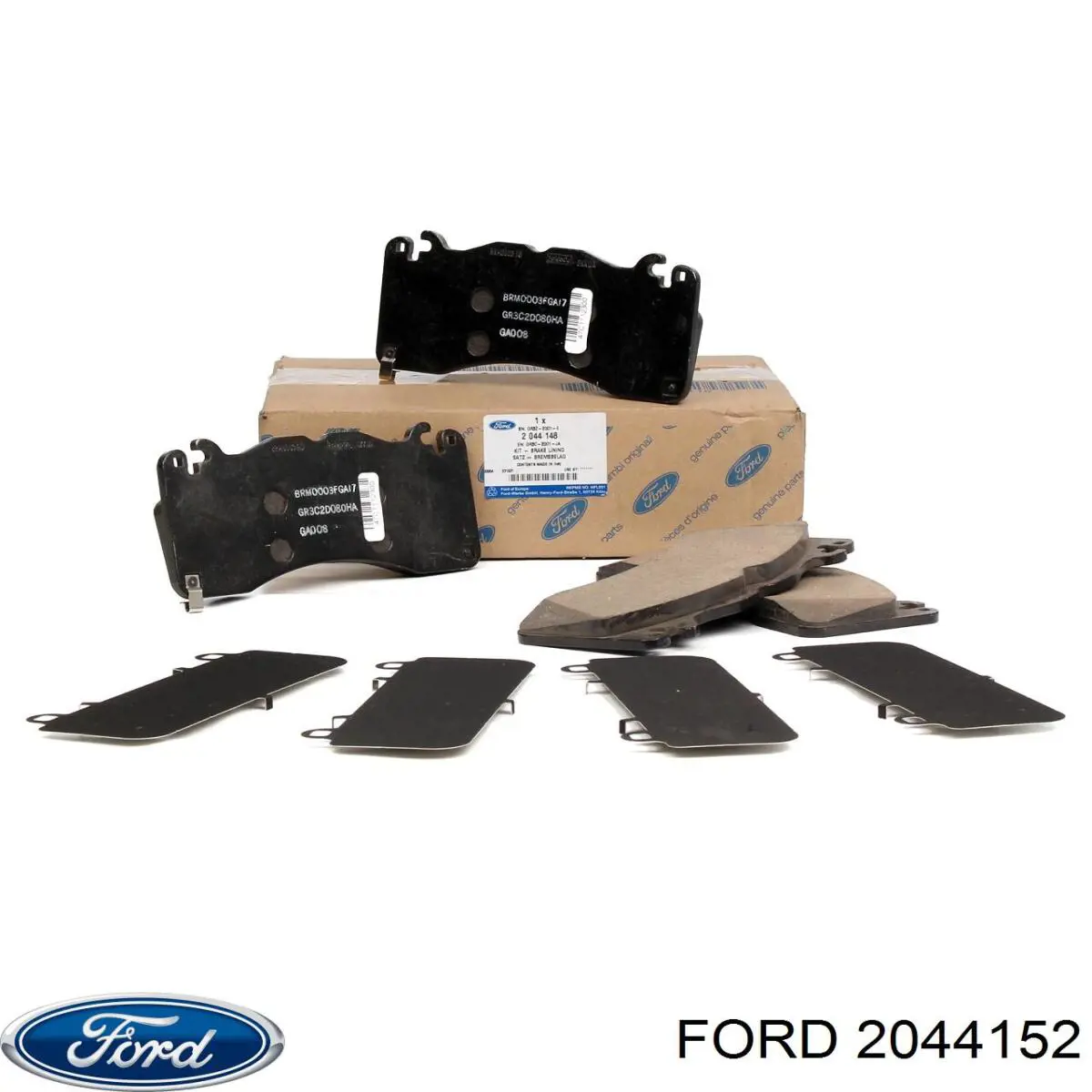Okładziny (klocki) do hamulców tarczowych tylne Ford 2044152 cena, od 38,48 USD