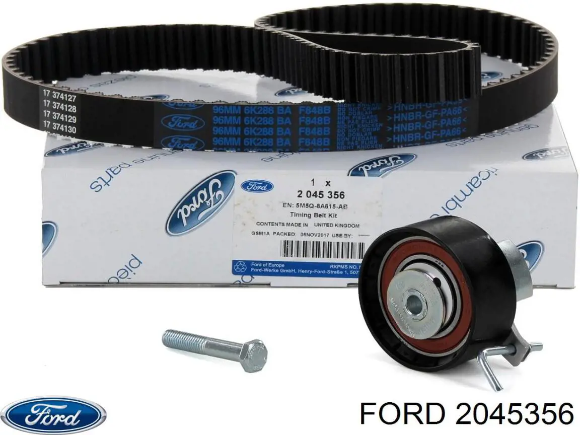 Do koszyka 2045356 Ford Pasek rozrządu, zestaw