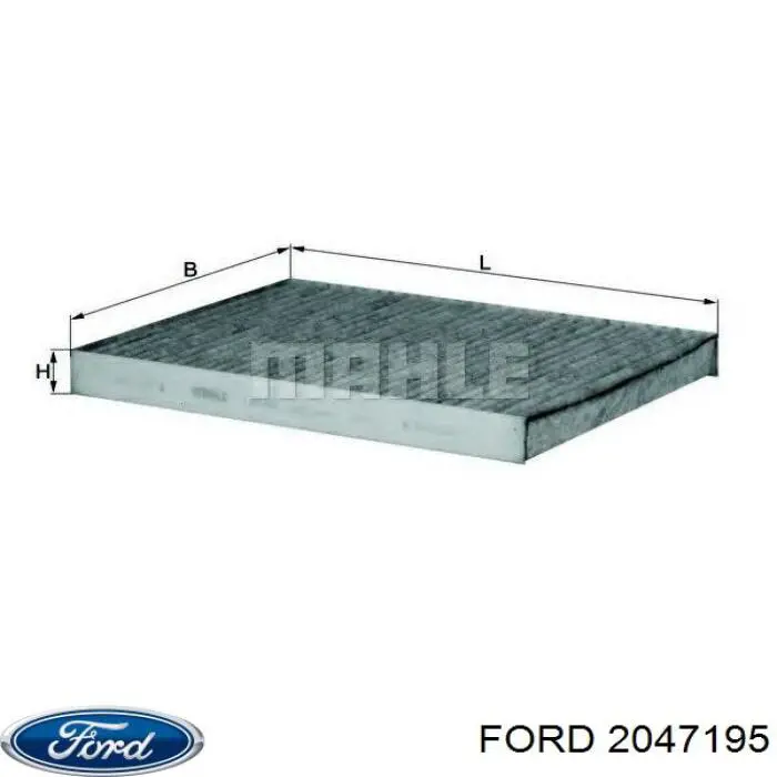 2047195 Ford Czujnik temperatury spalin, przed katalizatorem