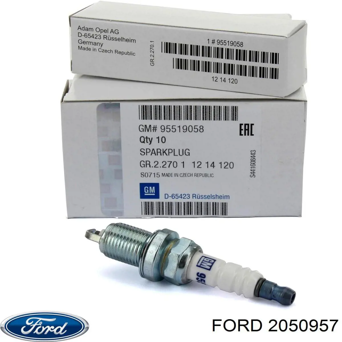 Świeca zapłonowa 2050957 Ford