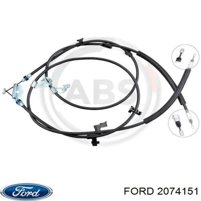 Linka hamulca ręcznego tylna prawa/lewa Ford 2074151 cena, od 64,89 USD