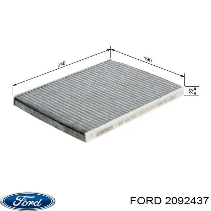 2092437 Ford Filtr kabiny