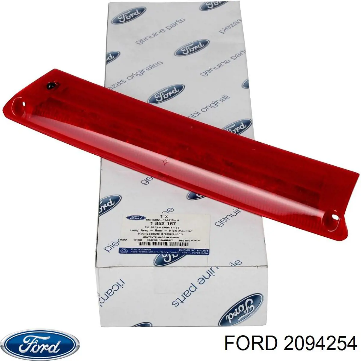 2094254 Ford Lampa stop tylna dodatkowa