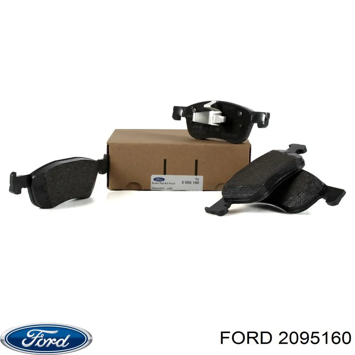 2095160 Ford Klocki hamulcowe przednie tarczowe