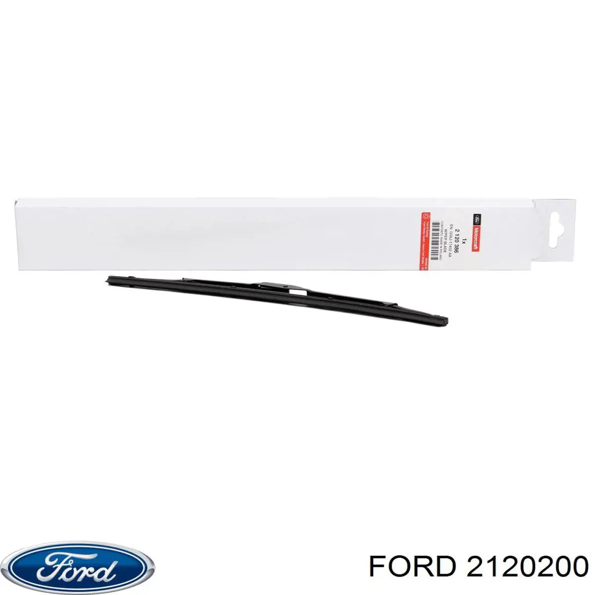 Do koszyka 2120200 Ford Pióro wycieraczki szyby tylnej
