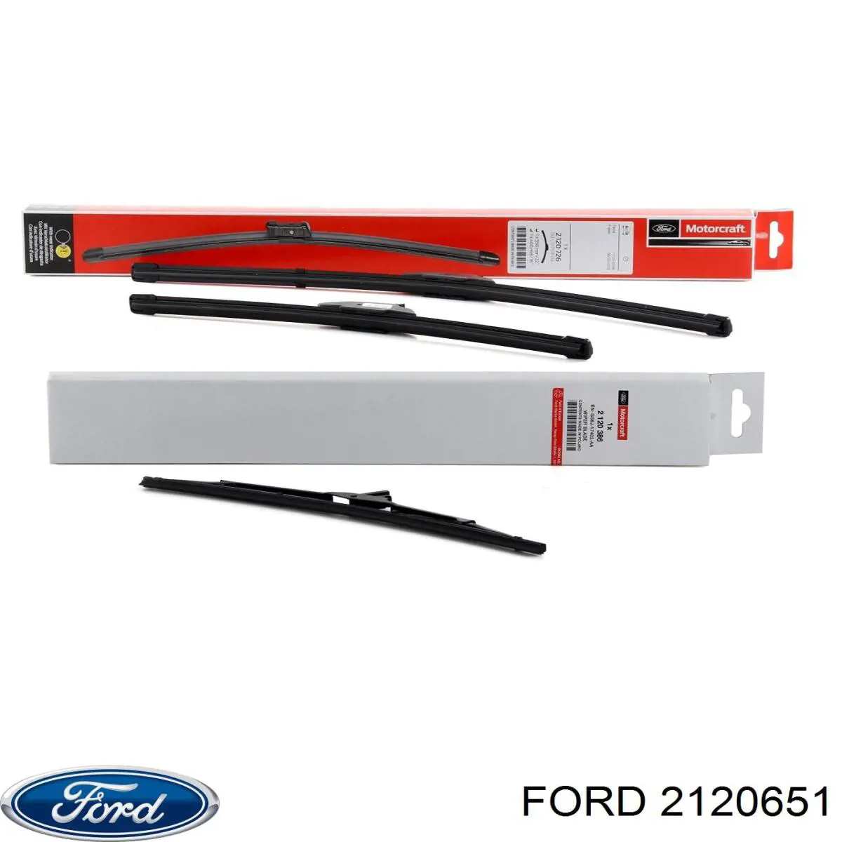 Do koszyka 2120651 Ford Pióro wycieraczki szyby przedniej, zestaw (2 szt.)