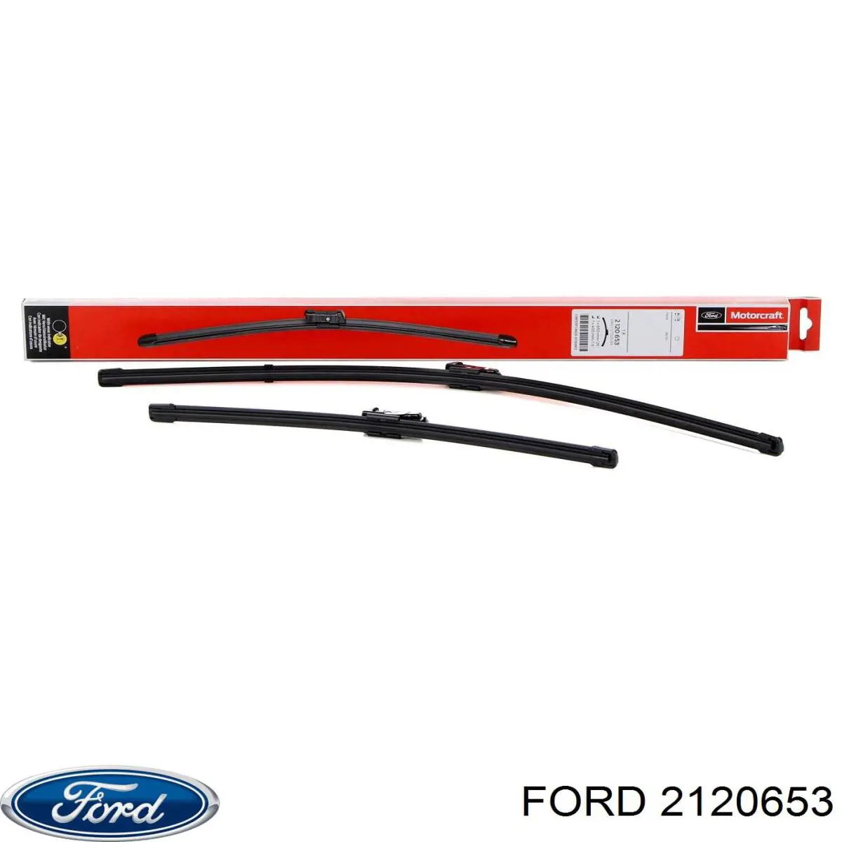 Pióro wycieraczki szyby przedniej, zestaw (2 szt.) Ford 2120653 cena, od 30,53 USD