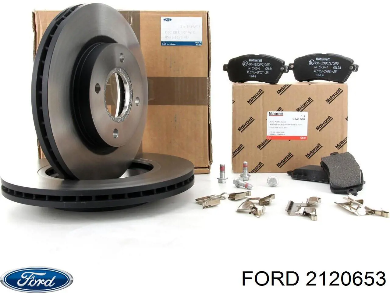 Do koszyka 2120653 Ford Pióro wycieraczki szyby przedniej, zestaw (2 szt.)
