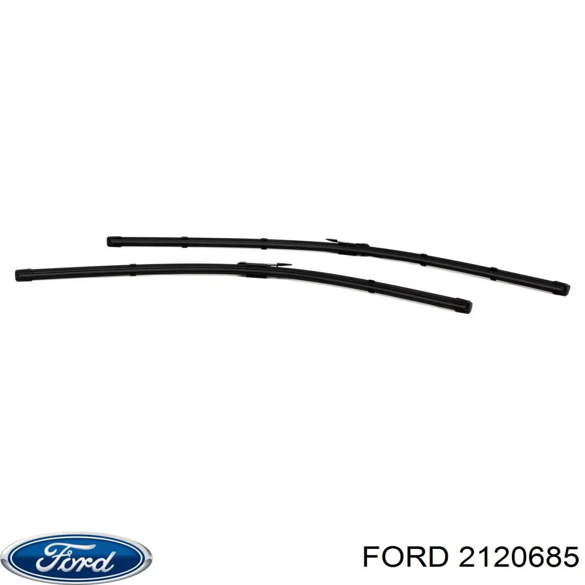 Pióro wycieraczki szyby przedniej, zestaw (2 szt.) Ford 2120685 cena, od 33,76 USD