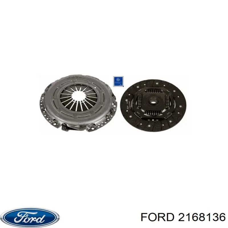 2168136 Ford Zestaw sprzęgła (3 części)