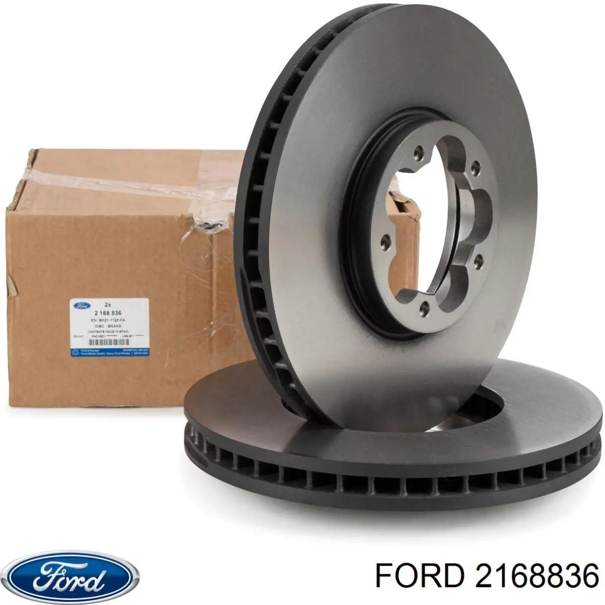2168836 Ford Tarcza hamulcowa przednia