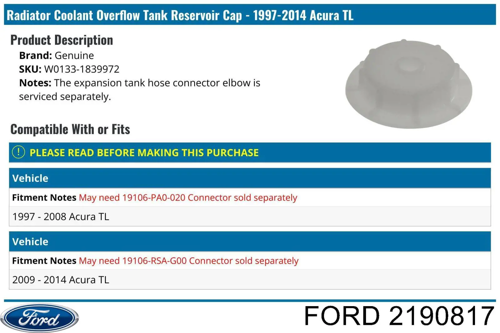 Do koszyka SU001A8003 Toyota Uszczelka kolektora wydechowego