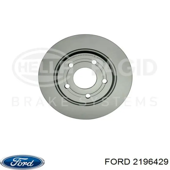 Tarcza hamulcowa przednia Ford 2196429