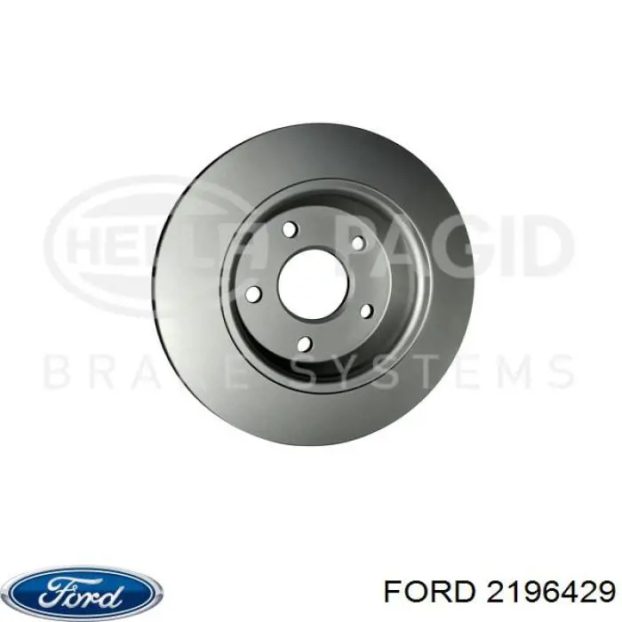 Tarcza hamulcowa przednia 2196429 Ford