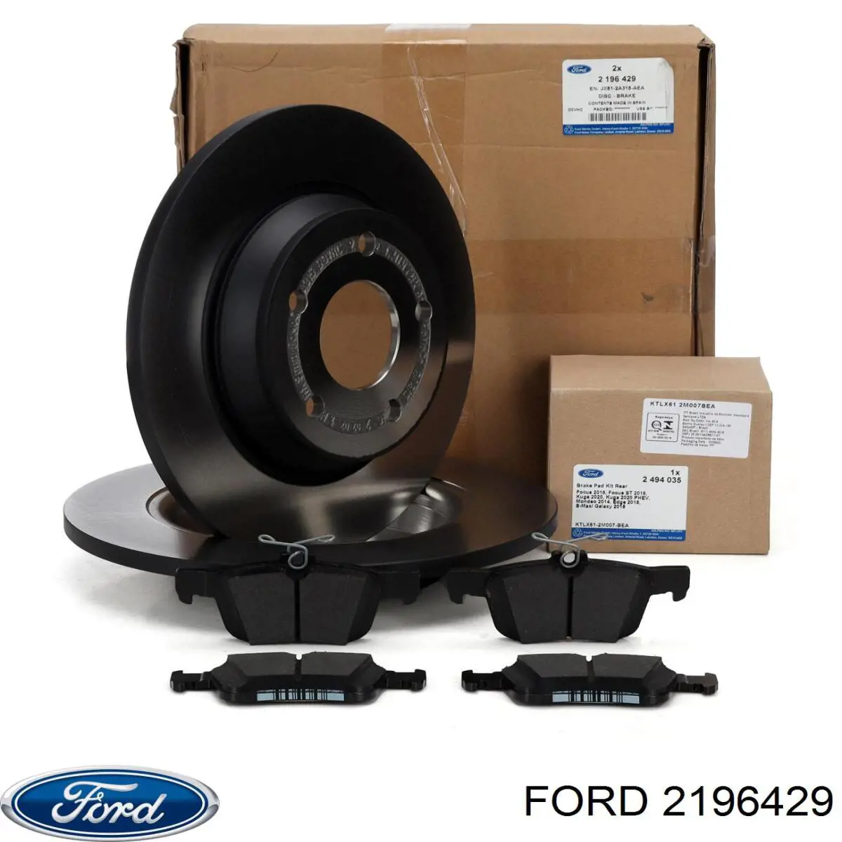 Tarcza hamulcowa przednia Ford 2196429 cena, od 47,29 USD