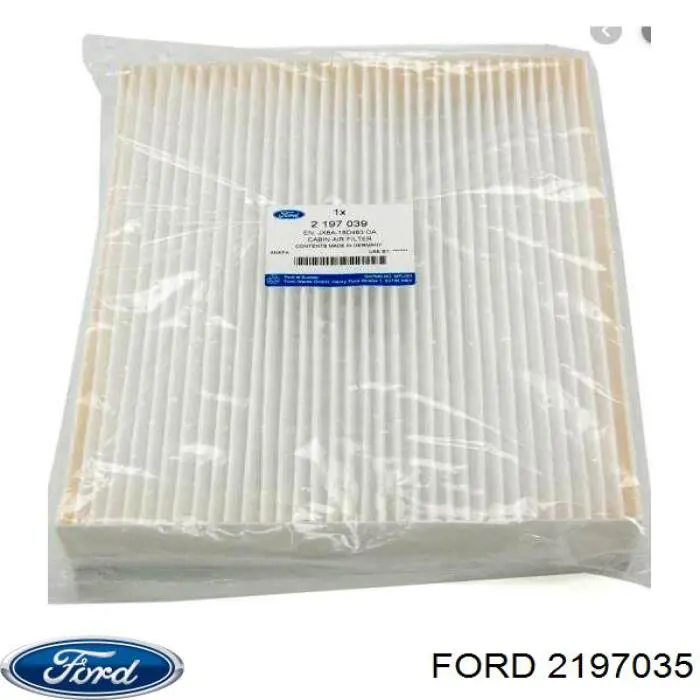 Filtr kabiny Ford 2197035 cena, od 20,74 USD