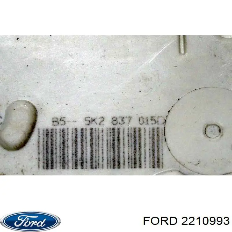 Do koszyka 2210993 Ford Tarcza hamulcowa tylna