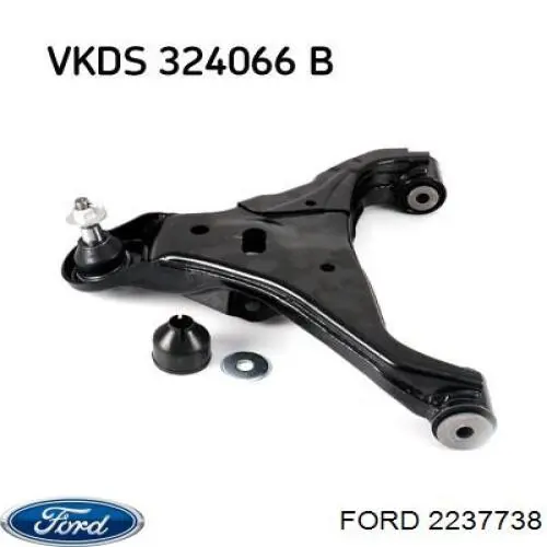 Do koszyka 5349276 Ford Wahacz zawieszenia przedniego dolny lewy