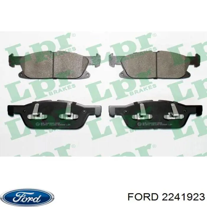 Do koszyka 2241923 Ford Klocki hamulcowe przednie tarczowe