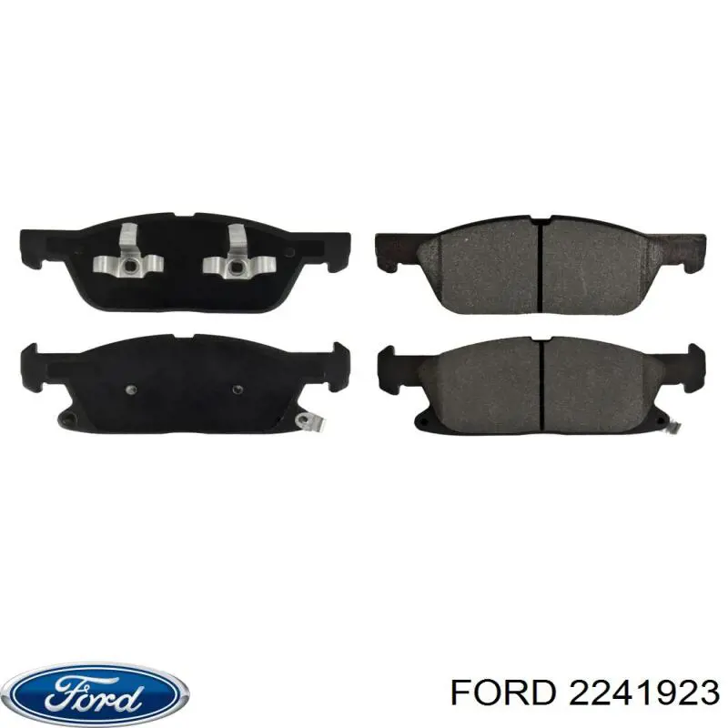 Klocki hamulcowe przednie tarczowe Ford 2241923 cena, od 44,94 USD