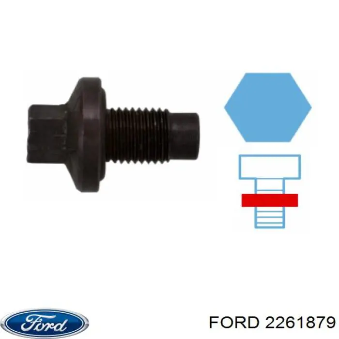 Korek miski olejowej silnika Ford 2261879 cena, od 5,92 USD