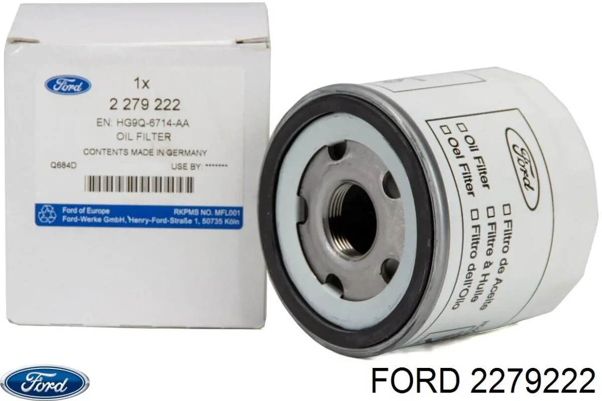 2279222 Ford Filtr oleju