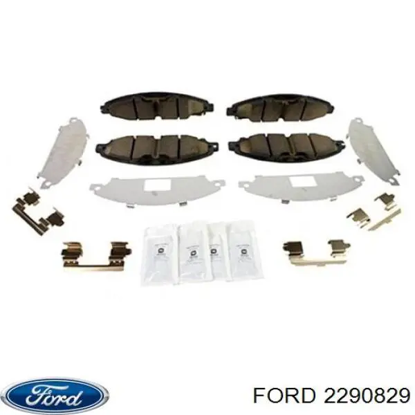 2290829 Ford Klocki hamulcowe przednie tarczowe