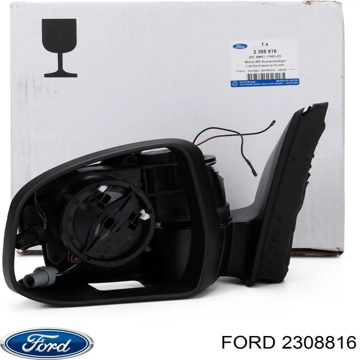 2308816 Ford Lusterko wsteczne lewe