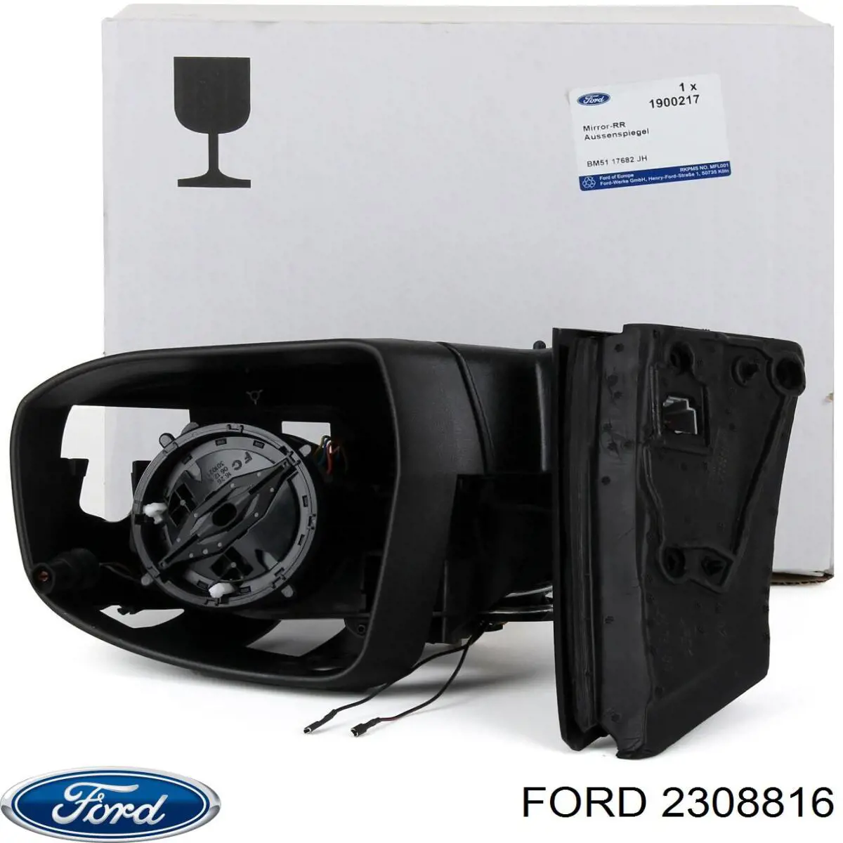 Lusterko wsteczne lewe Ford 2308816 cena, od 134,92 USD