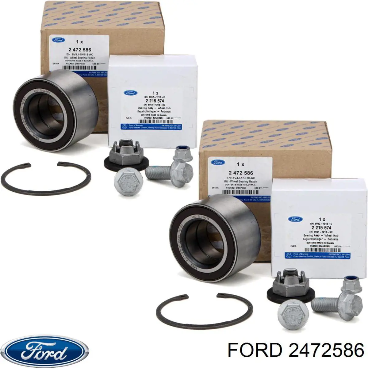 Łożysko piasty przedniej Ford 2472586 cena, od 41,75 USD