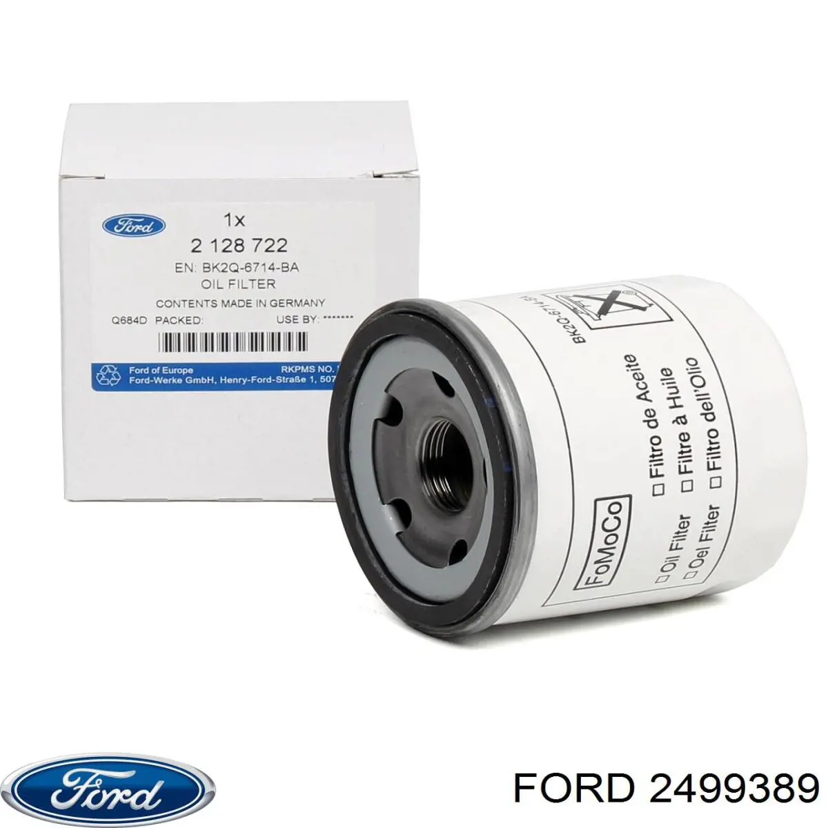 Filtr paliwa Ford 2499389 cena, od 14,68 USD