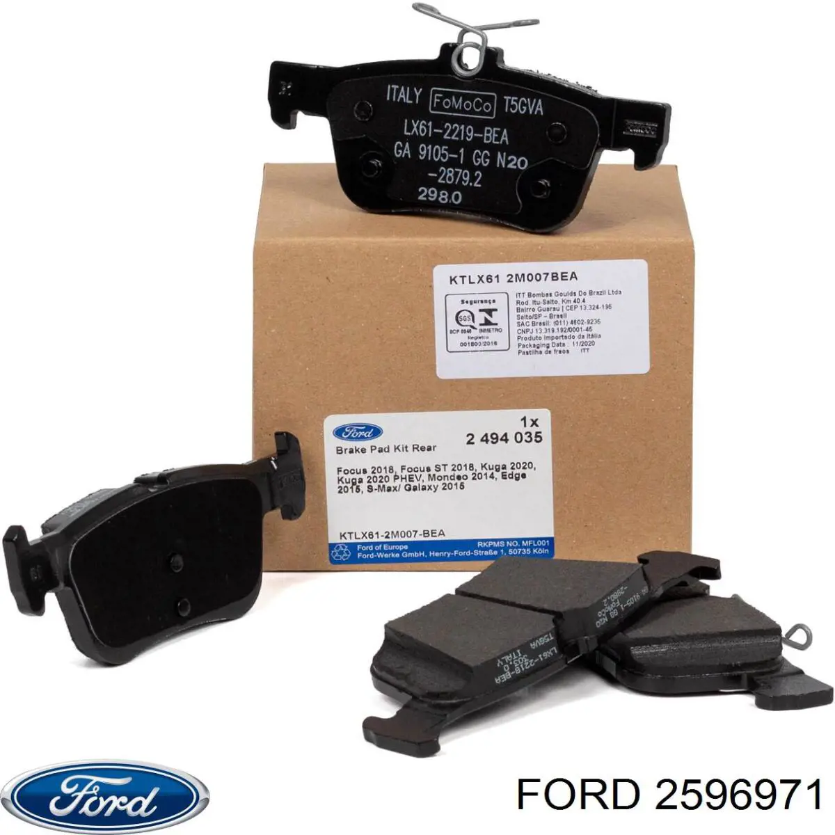 Do koszyka 2596971 Ford Filtr paliwa