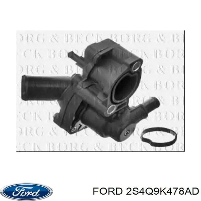 Obudowa termostatu Ford 2S4Q9K478AD cena, od 32,73 USD