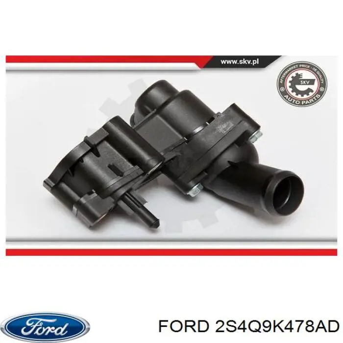 Do koszyka 2S4Q9K478AD Ford Obudowa termostatu